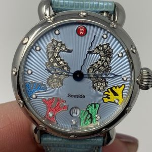 Michele Special Edition Watch Seaside w/Seahorse